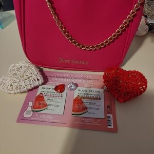 Juicy Couture Pink Handbag And All Inclusive Glow Recipe Items